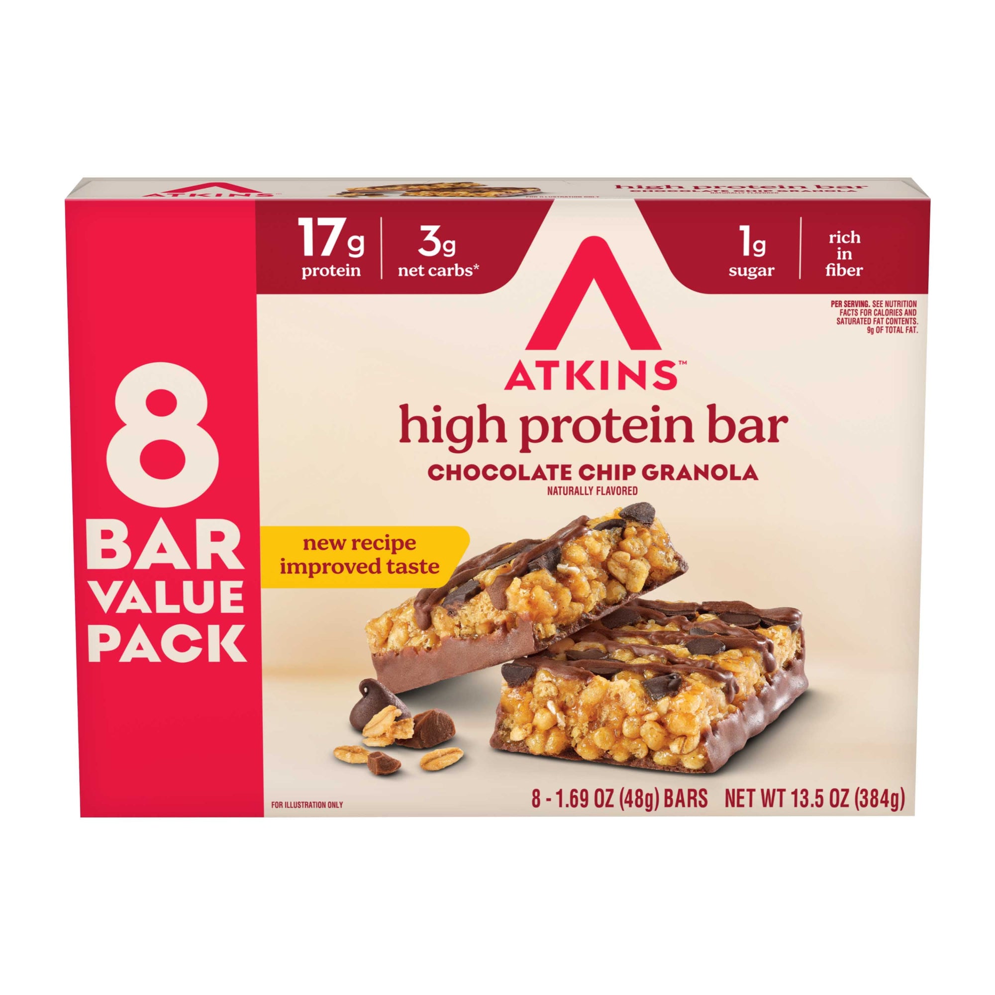 Chocolate Chip Granola High Protein Bar Value Pack