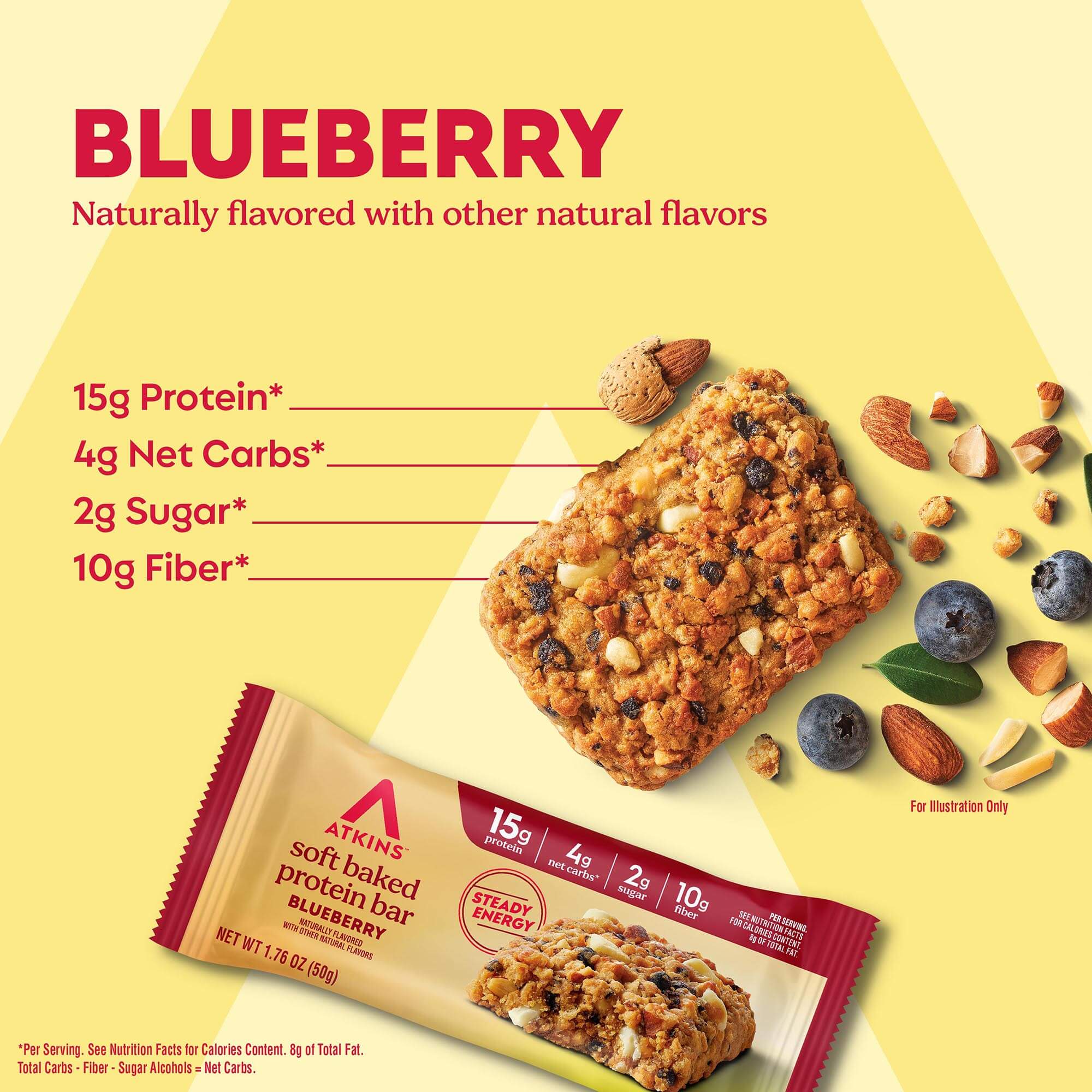 Blueberry High Protein Soft Baked Bars Value Pack - Image 2