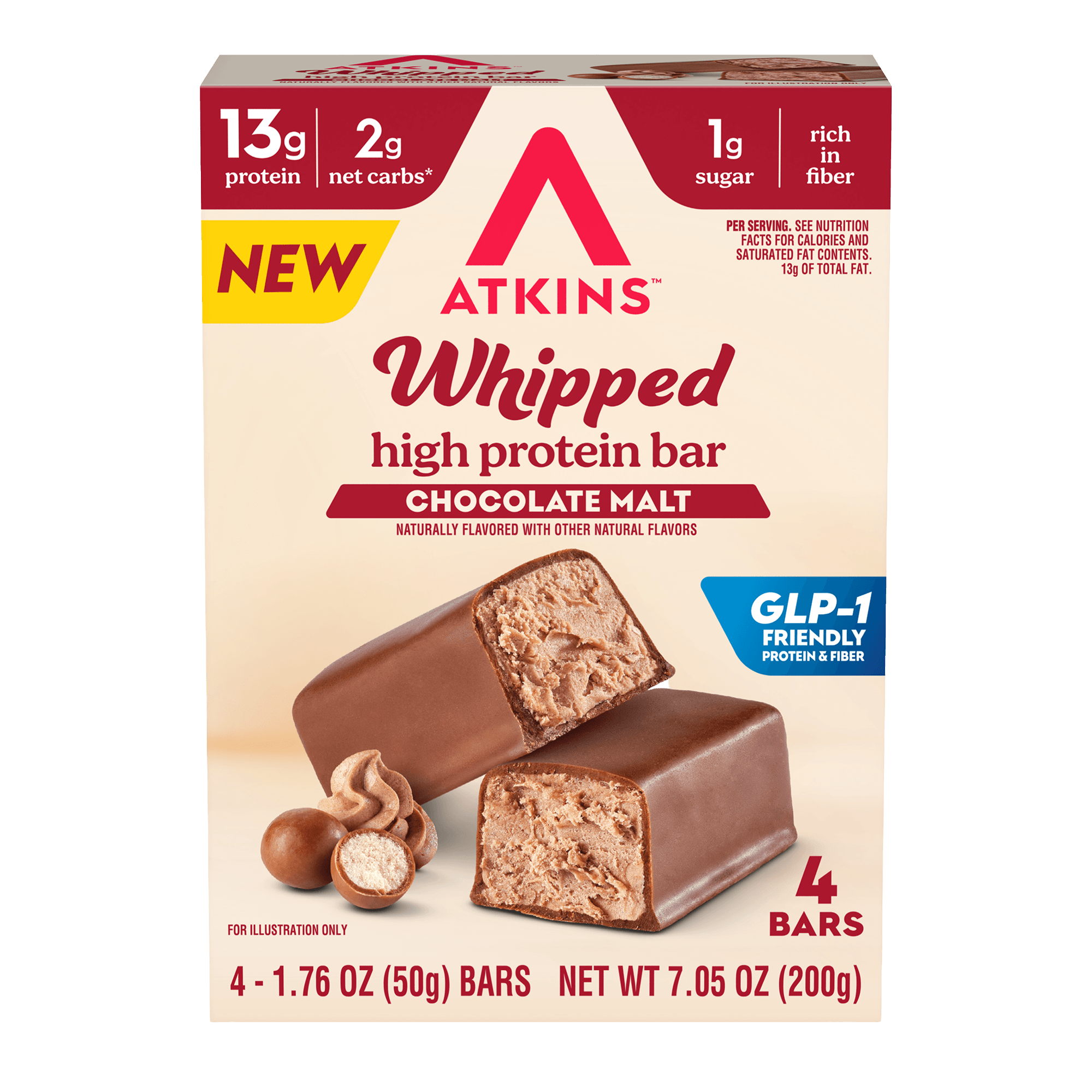 Chocolate Malt Whipped High Protein Bar