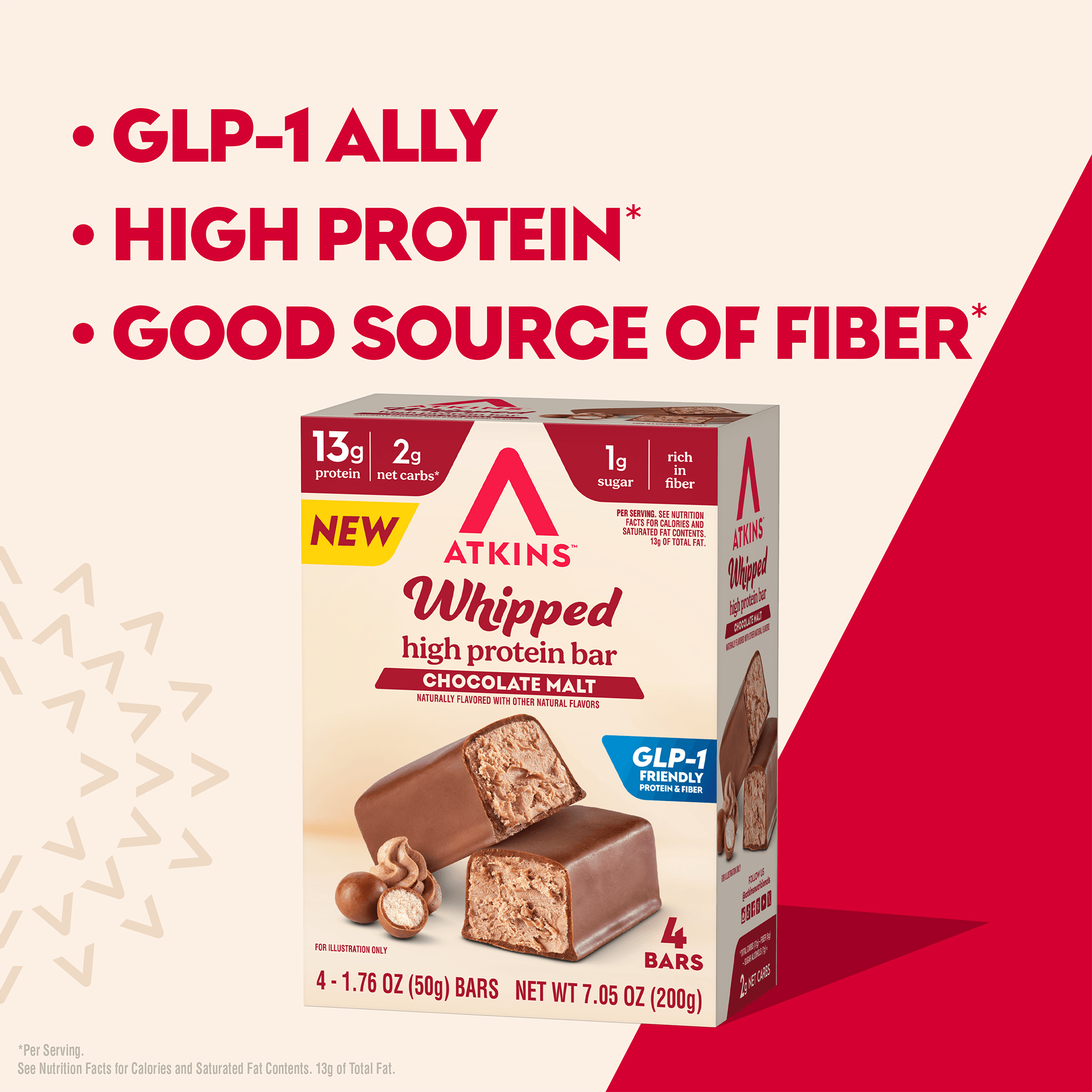 Chocolate Malt Whipped High Protein Bar - Image 3