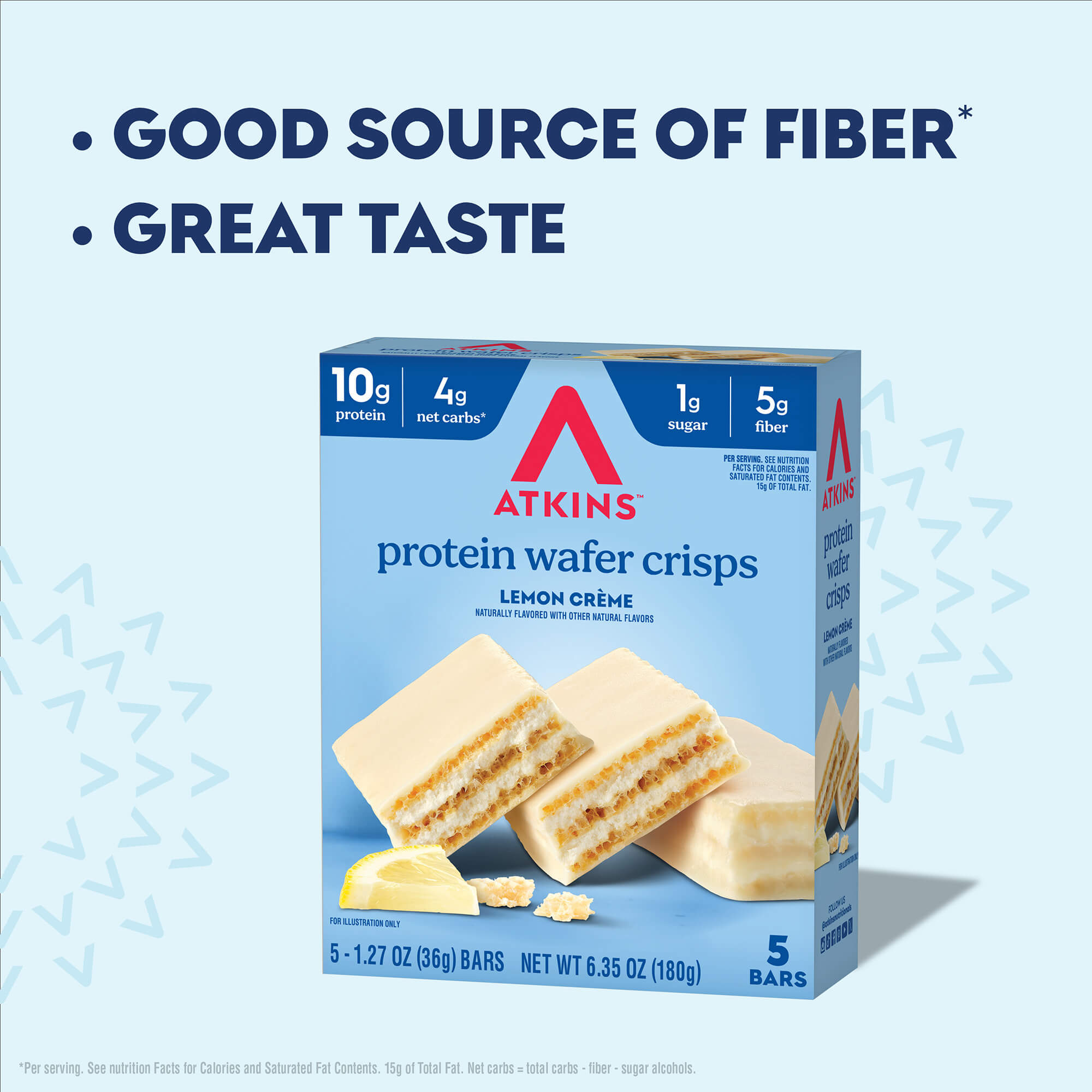 Lemon Cr??me Protein Wafer Crisps - Image 4