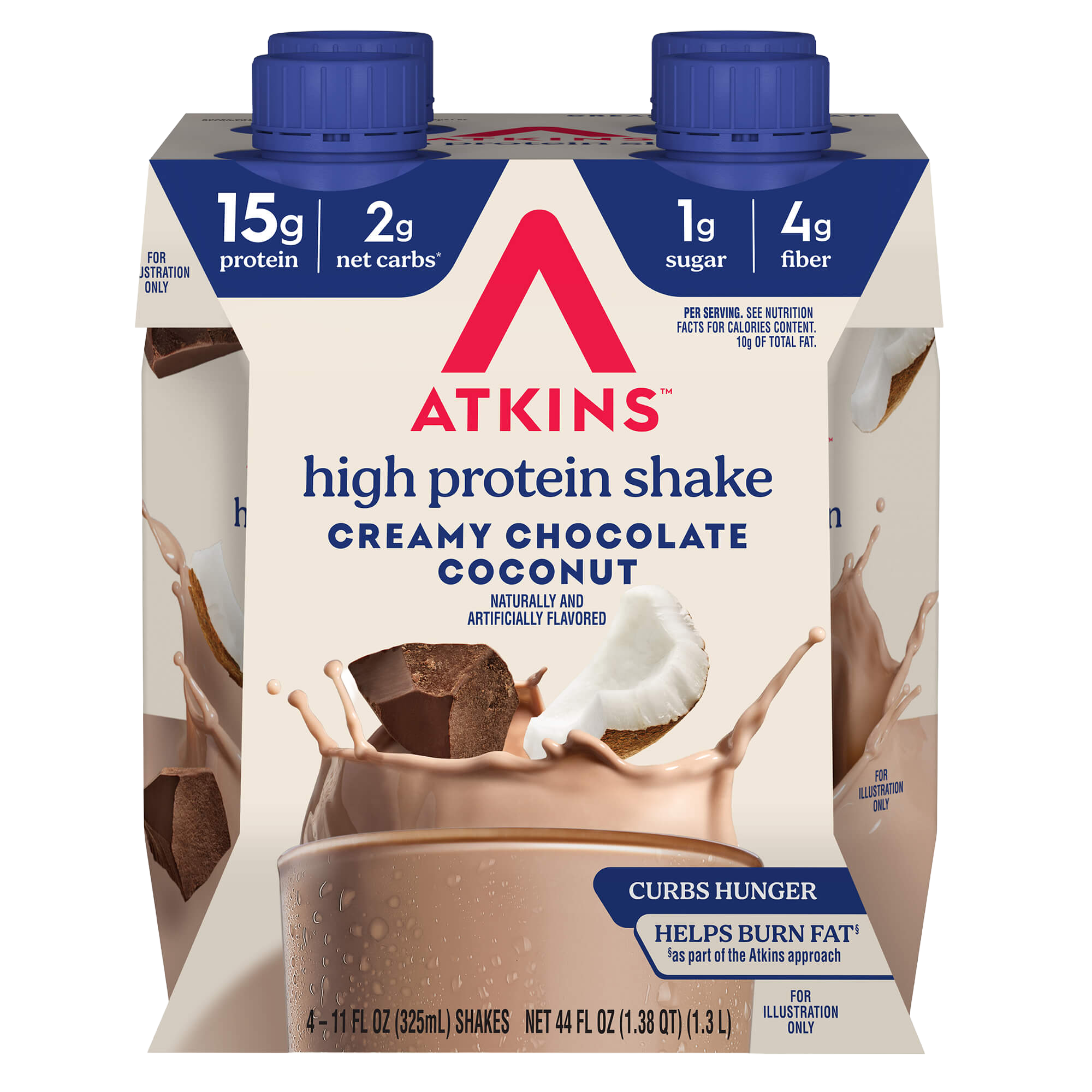 Creamy Chocolate Coconut Protein Shake