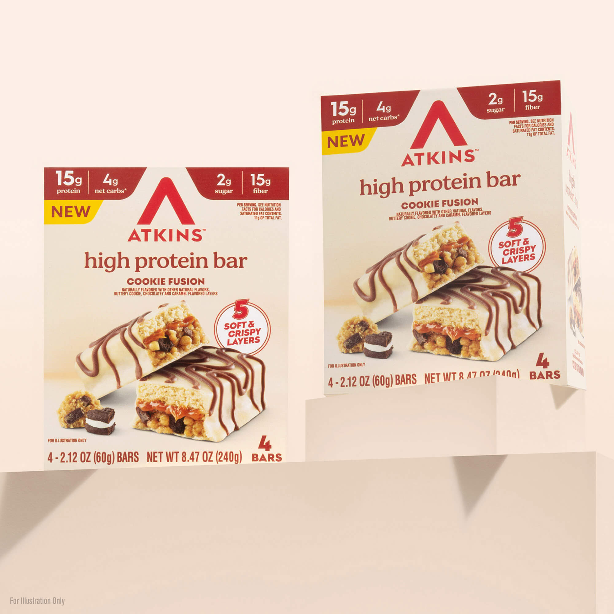 Cookie Fusion Layered High Protein Bar - Image 4