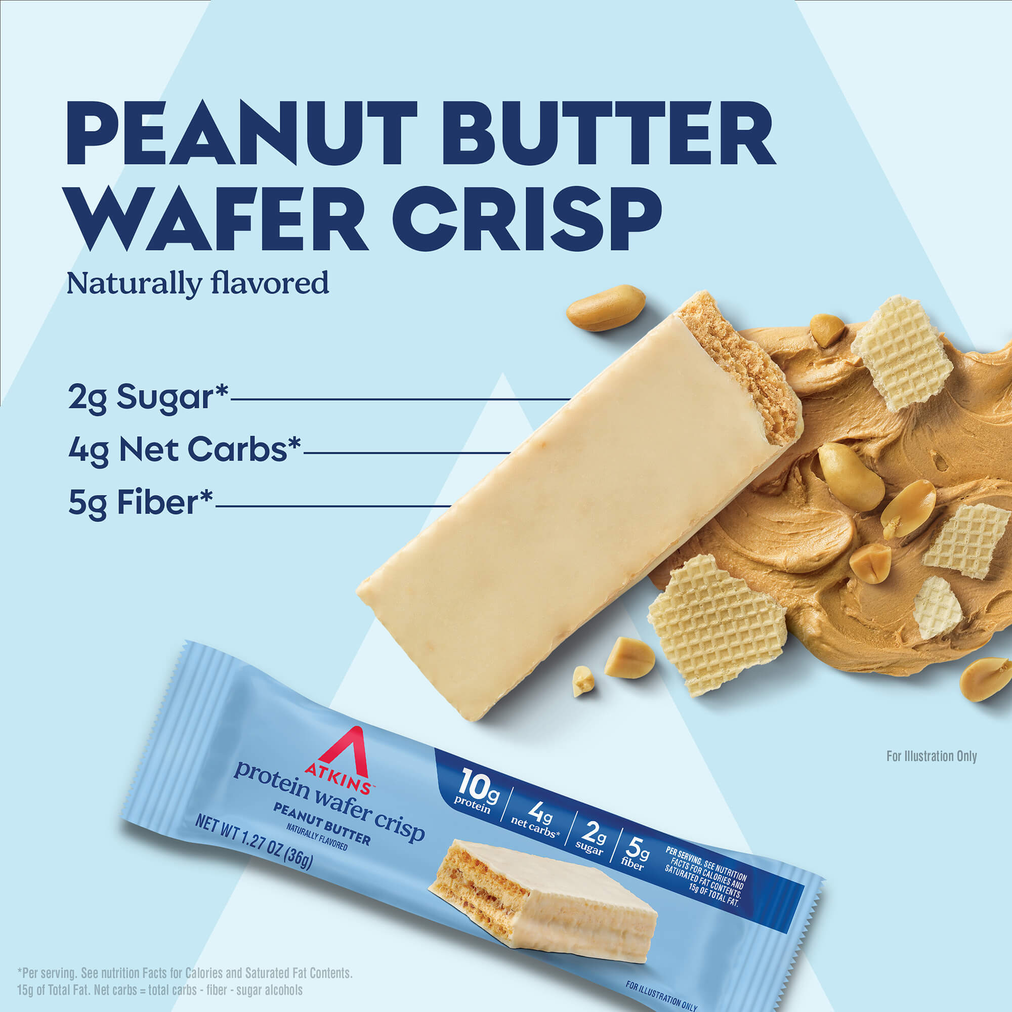 Peanut Butter Protein Wafer Crisps - Image 3