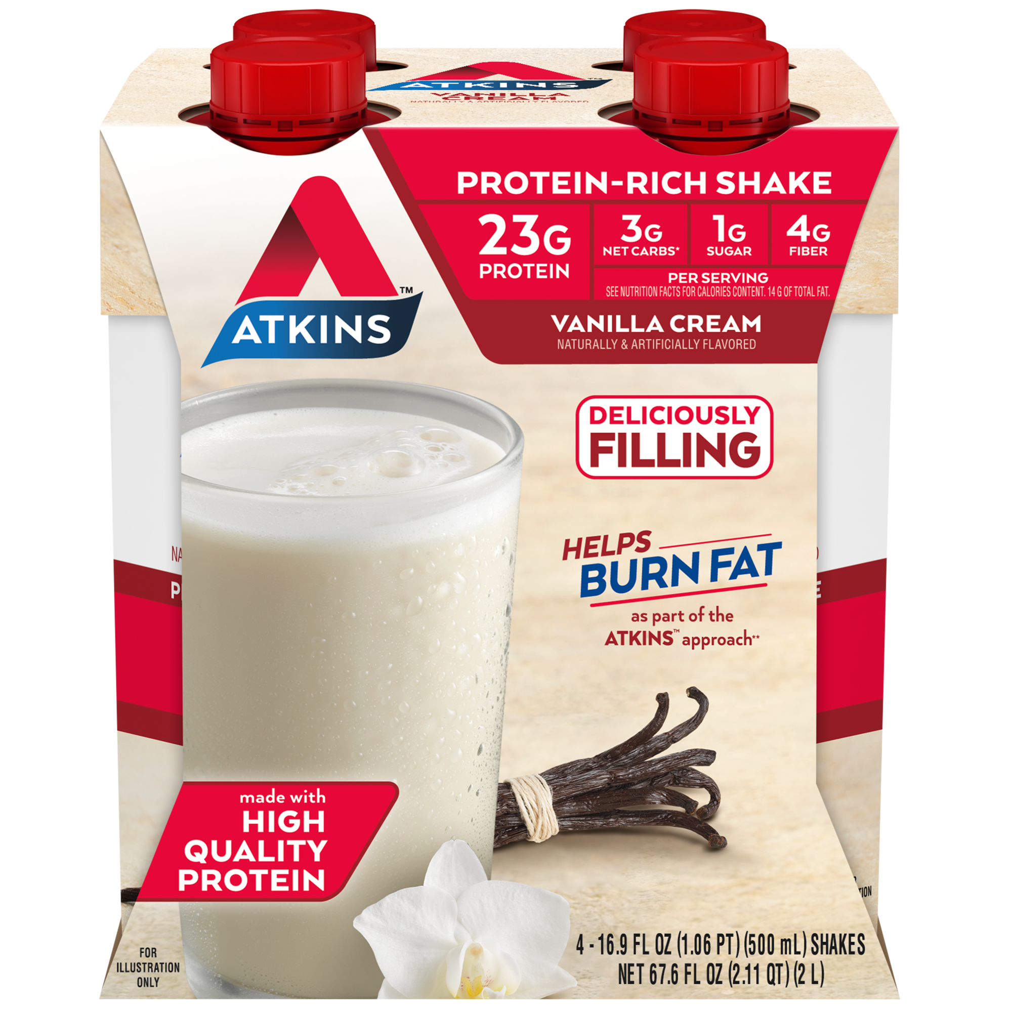 16.9 oz. Vanilla Cream Shake